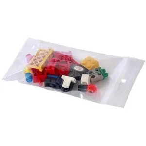 4 mil Reclosable Poly Bags w/ Hang Hole - 3" x 4"