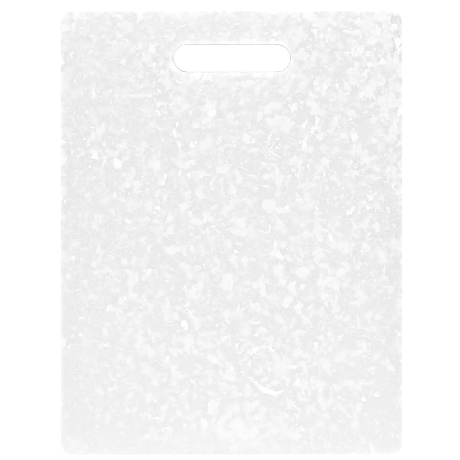 Dexas Classic Jelli Cutting Board with Handle, 8.5" x 11", White Granite Pattern