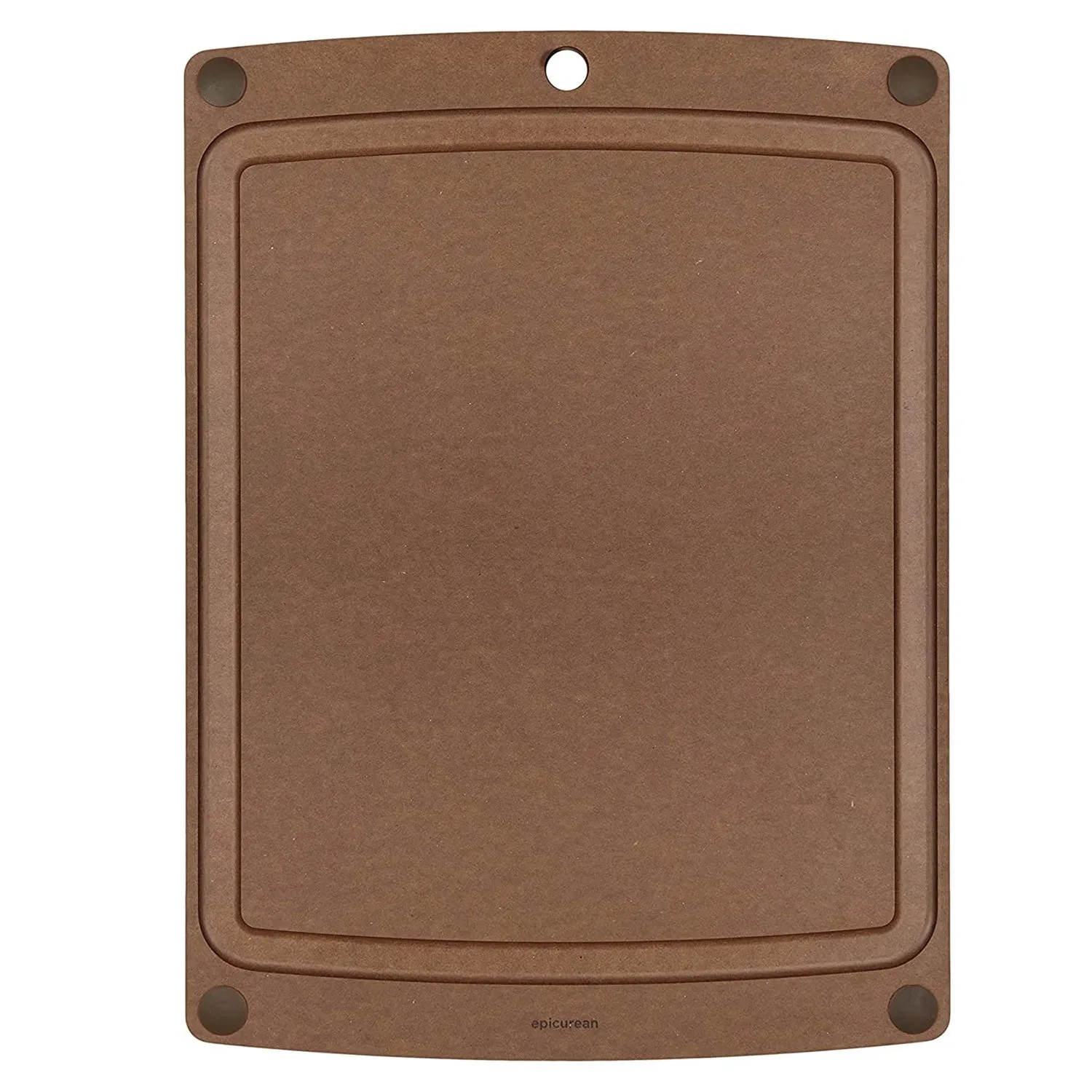 Epicurean All-In-One 19.5-Inch × 14.5-Inch Cutting Board, Nutmeg/Brown