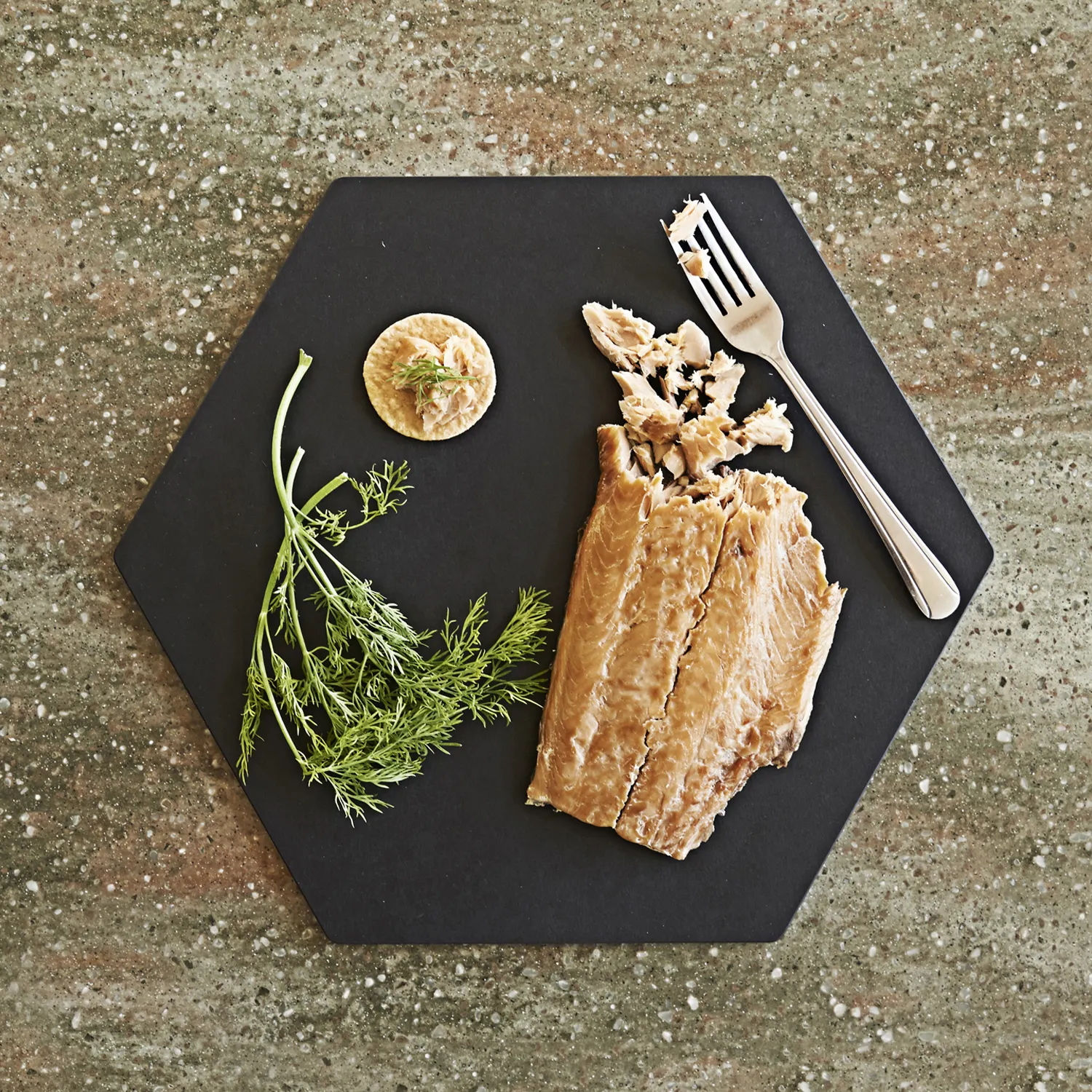 Epicurean Hexagon 13'' X 11.25'' Cutting Board - Slate