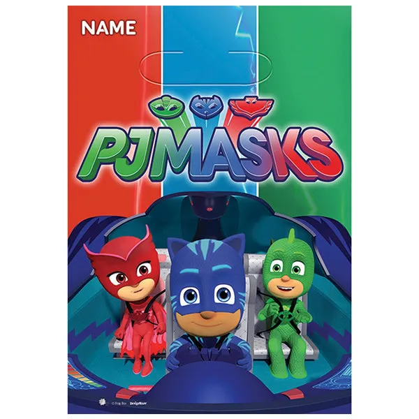 PJ Masks Folded Loot bags 8pk