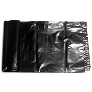 Trinity Black Low Density Poly Can Liners(33 x 39, Black)