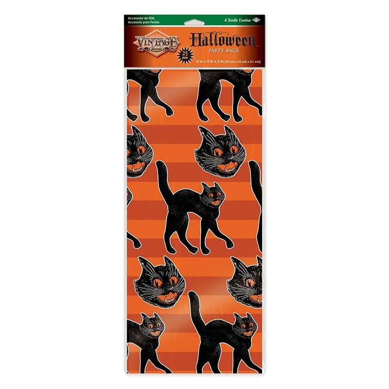 Vintage Halloween Cello Treat Bags 25ct